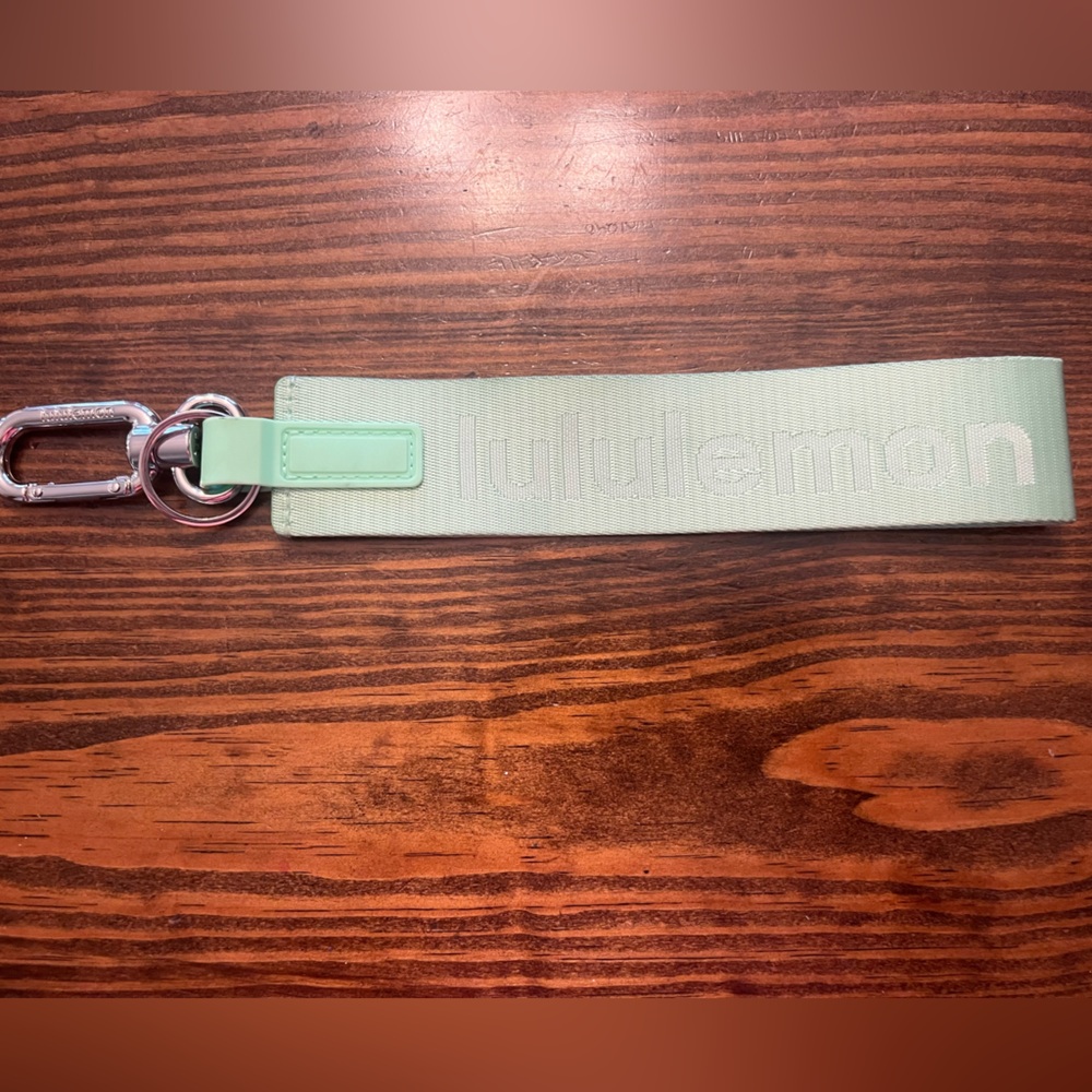 Lululemon Mint Green Keychain